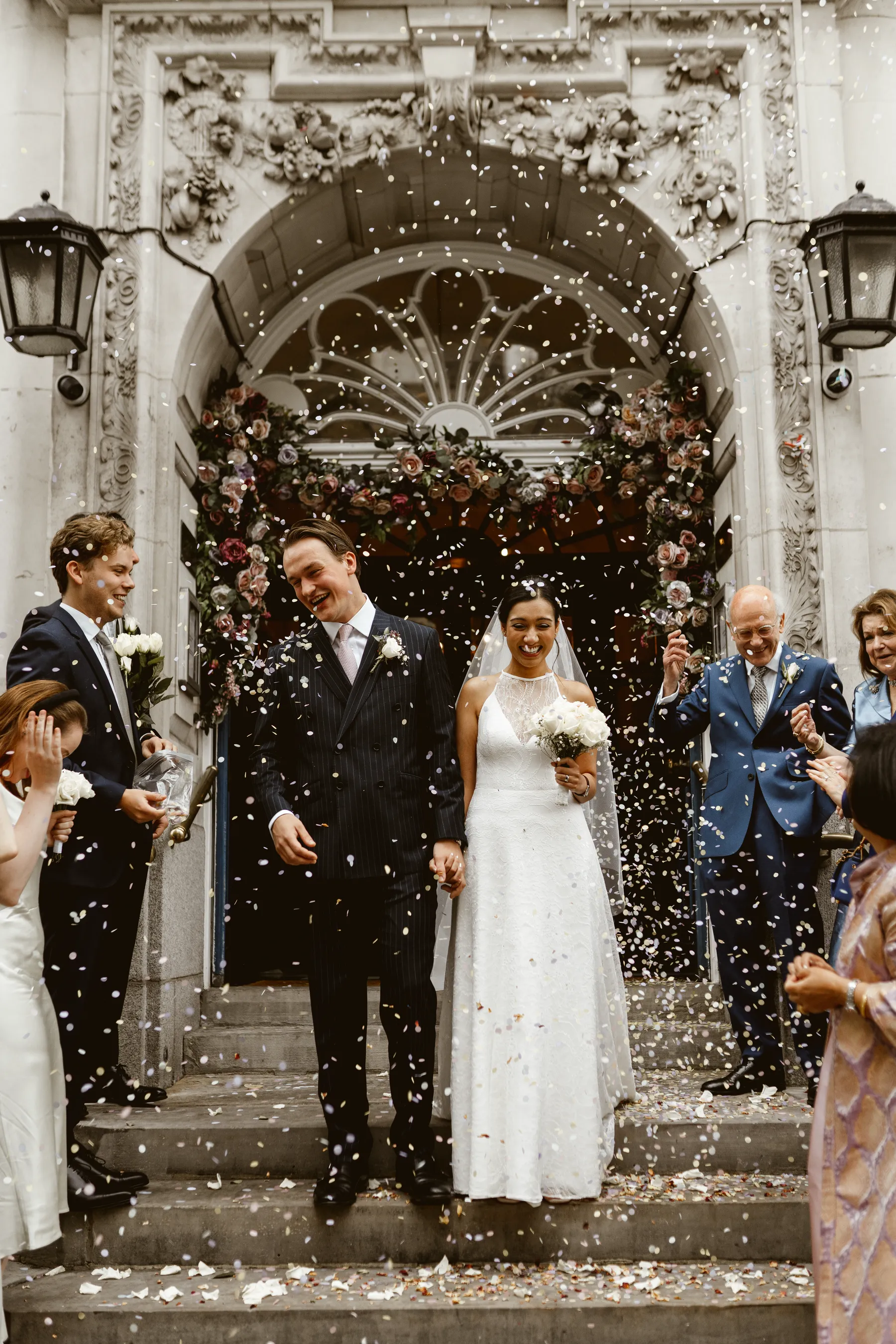 Editorial wedding photograph